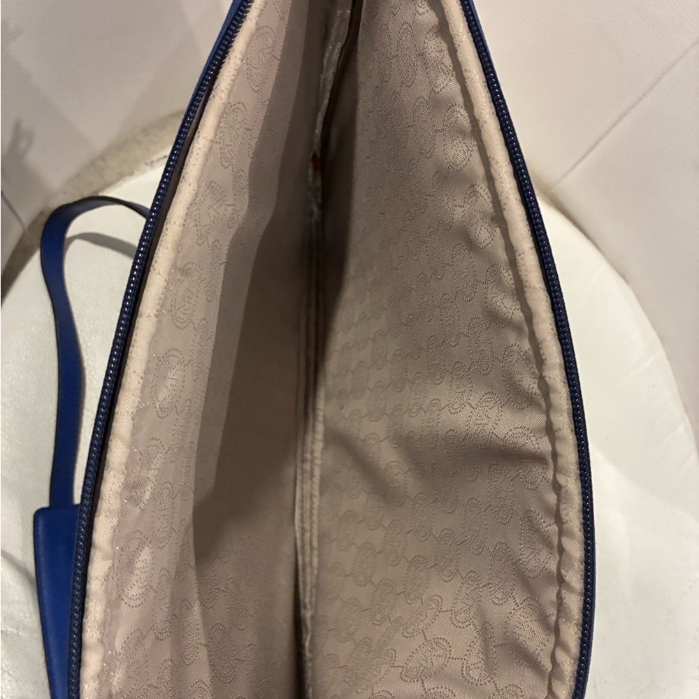 Michael Kors Royal Blue Leather Laptop Crossbody - Picture 2 of 6